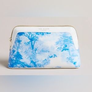 Ted Baker London Toiletry Makeup Jewelry Bag Case Travel Zip Up Brand New